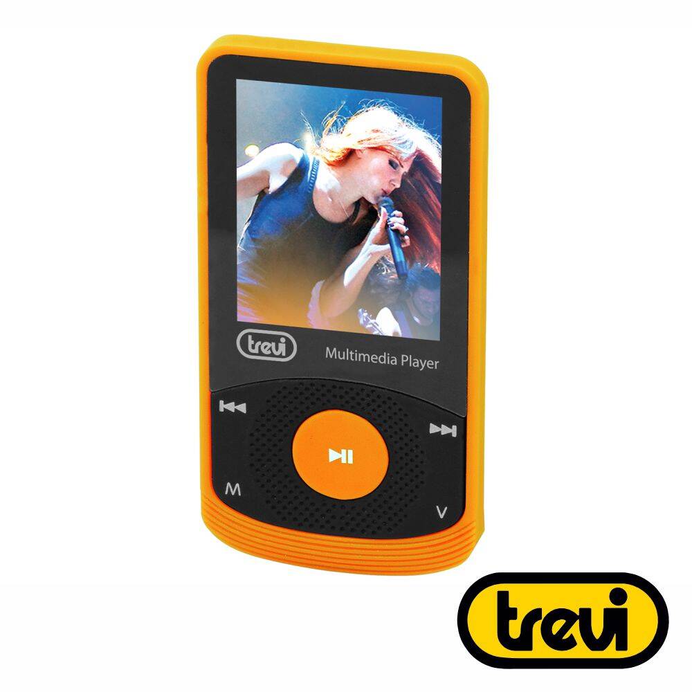 Leitor MP3 1.8" C/ Auscultadores MicroSD TREVI - (MPV1725SD-OR)