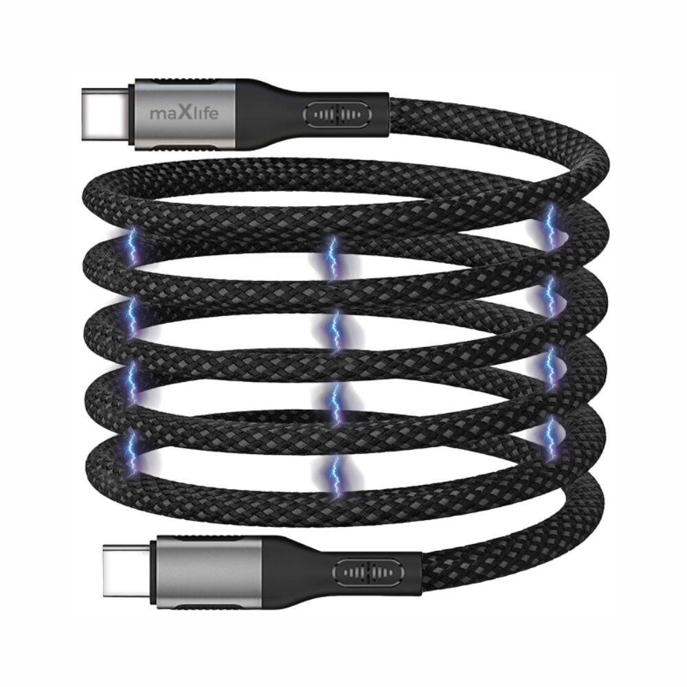 Cabo USB-C / USB-C Magnético 100W 1m Preto - (MXUC-11)