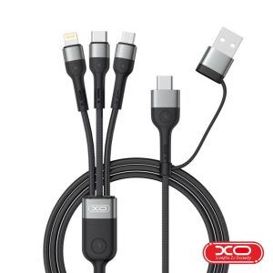 Cabo USB-A/C Macho/MicroUSB/USB-C/Lightning 1.2M 60W XO - (NB254)