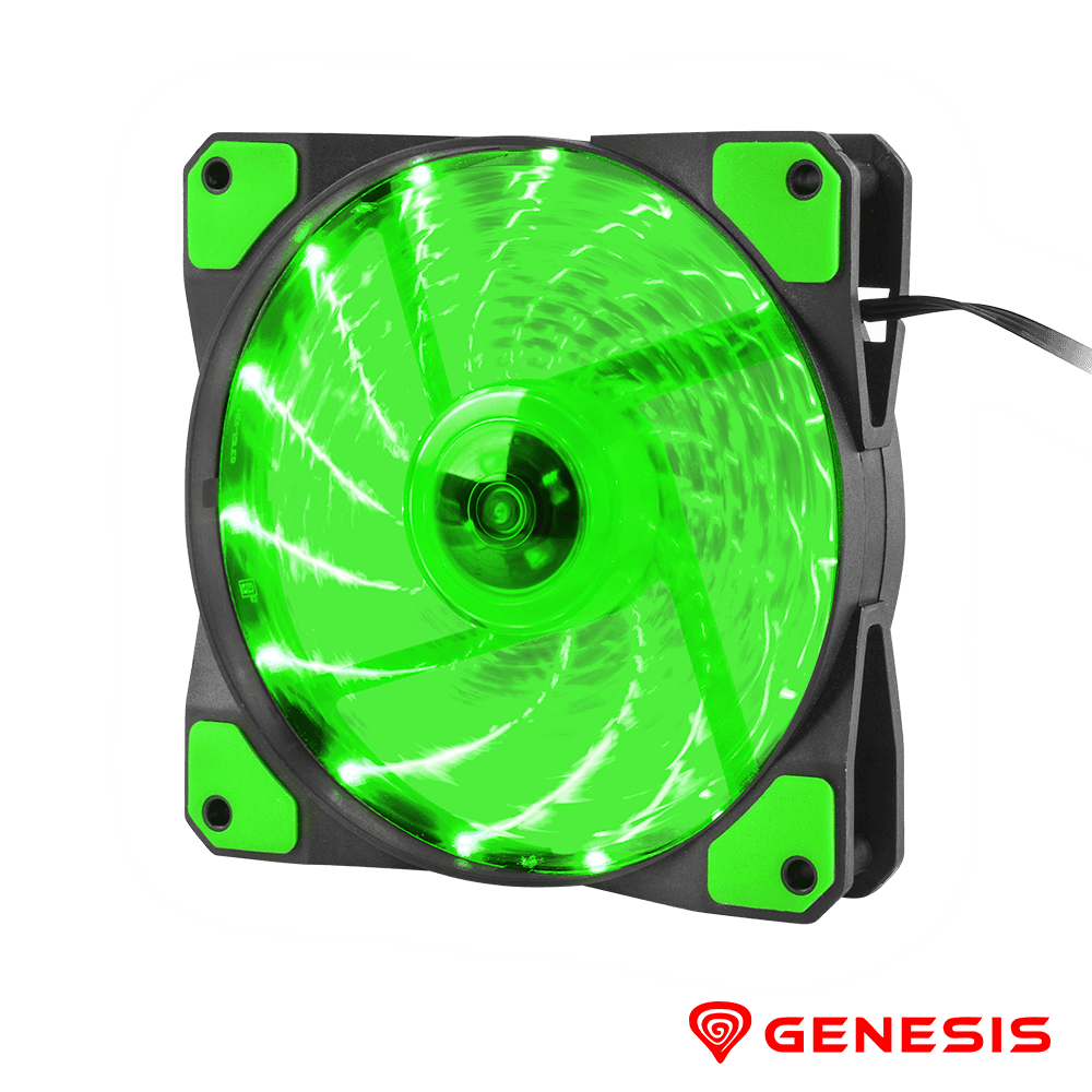 Cooler HYDRON 120 120mm Verde GENESIS - (NGF-1168)