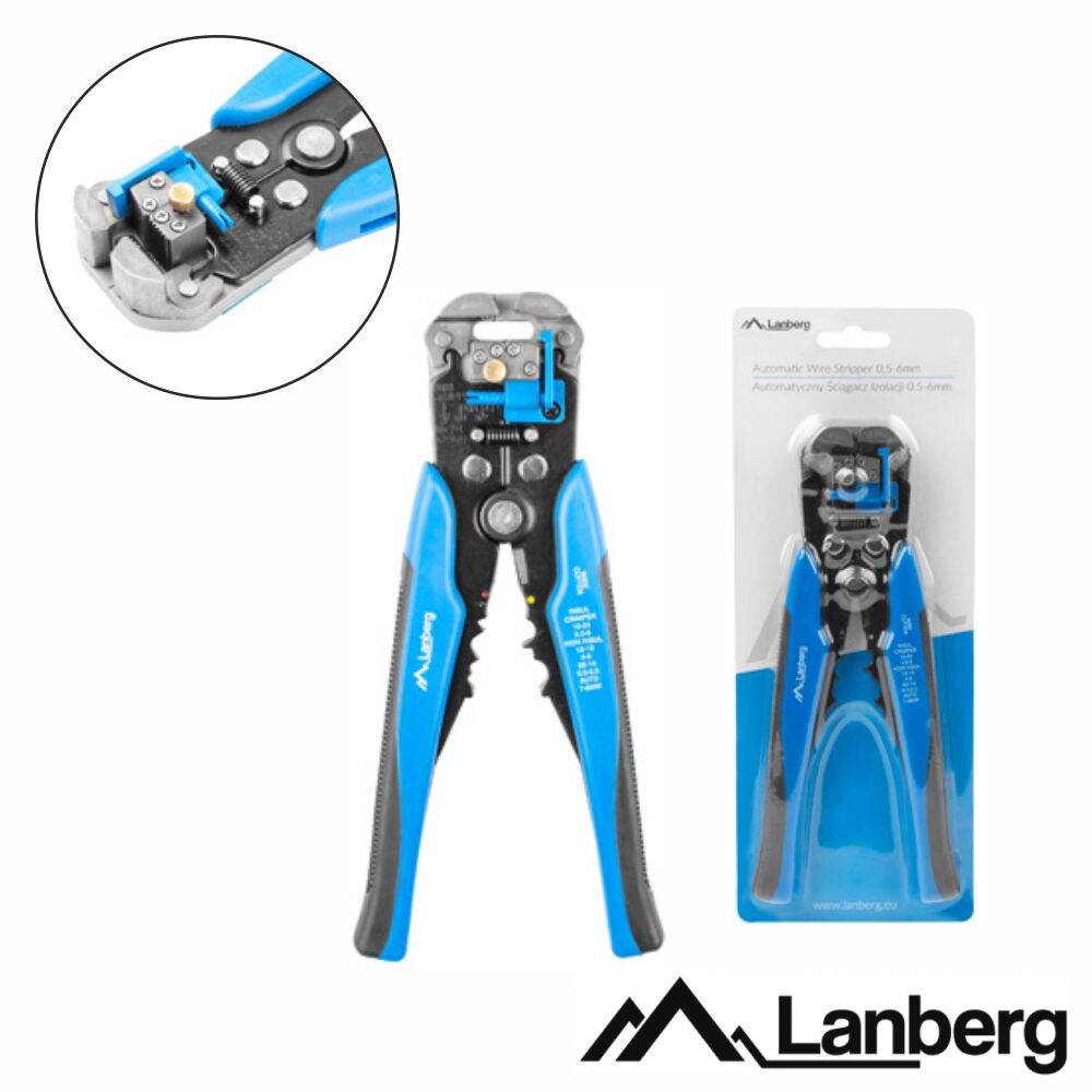Descarnador De Cabos Automático 0.5 - 6mm LANBERG - (NT-0104)