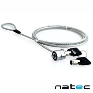 Cabo C/ Cadeado P/ Computador 1.8m NATEC - (NZL-0225)