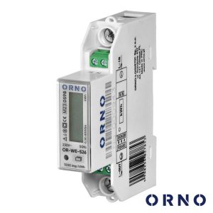Contador de Energia 230V/100A 1 Módulo P/ Calha Din ORNO - (OR-WE-526)