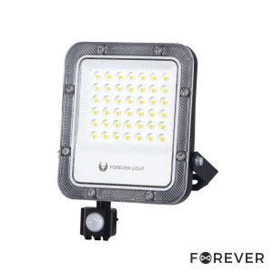 Foco LED 30W C/ Sensor 230V 4000K 4500lm IP65 Preto FOREVER - (PROXIM+30NW-S)