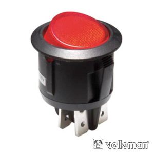 Interruptor Basculante C/ Luz 10a-250v Dpst On-Off VELLEMAN - (R13244BR)