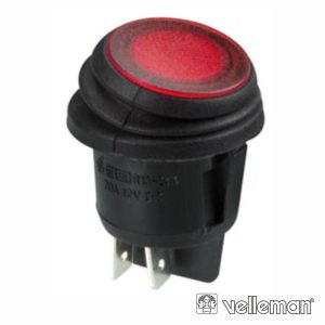 Interruptor Basculante C/ Luz LED 16a-12V Dpst On-Off - (R13244BR/LED)