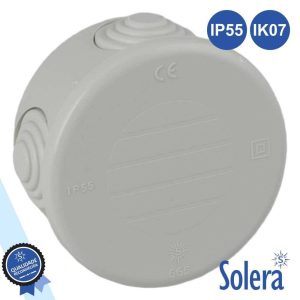 Caixa De Derivação Estanque C/ 4 Cones Ø70x40mm SOLERA - (SLR-665)