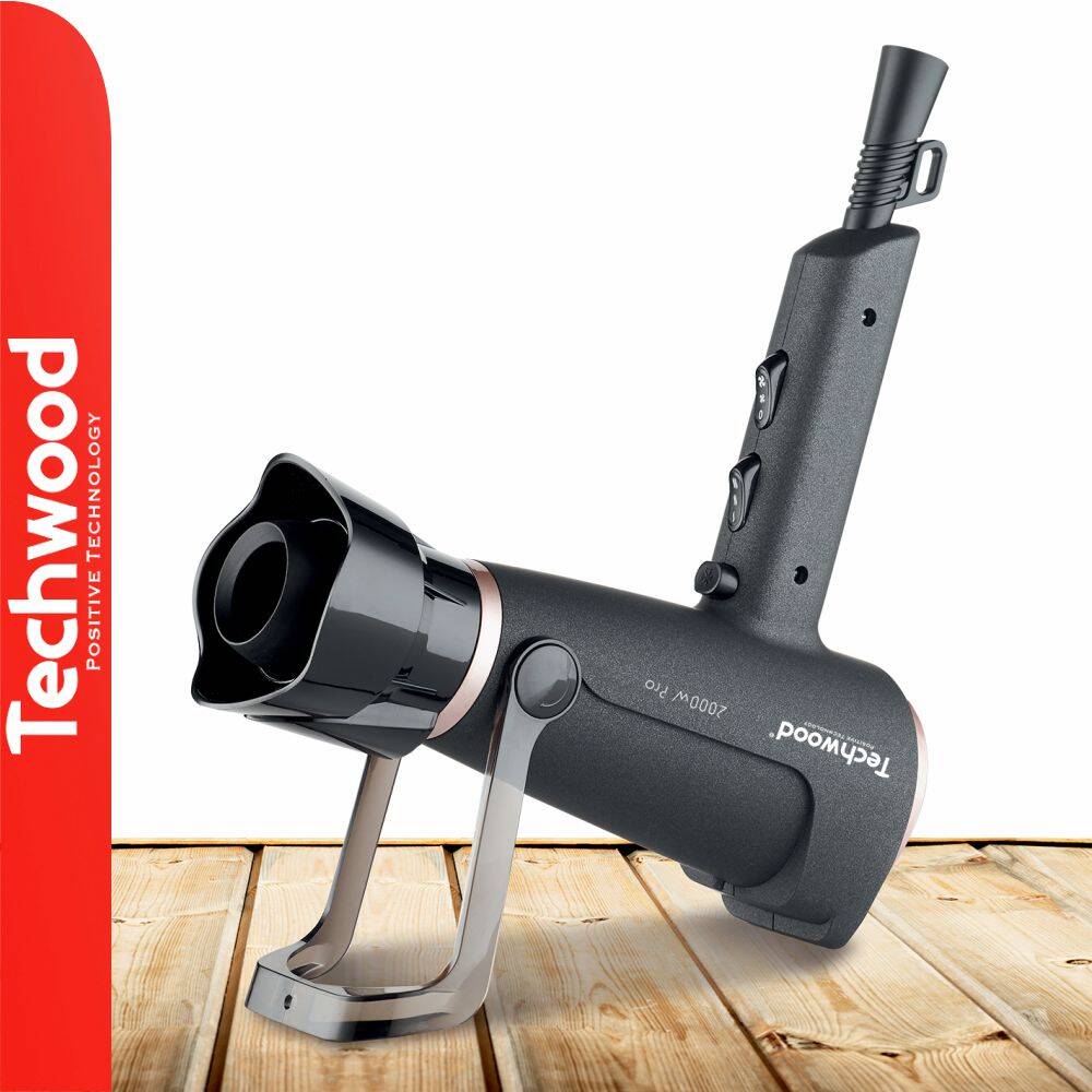 Secador de Cabelo 2000W Preto TECHWOOD - Image 2