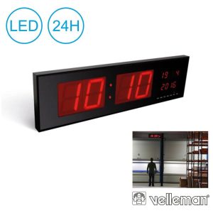 Relógio LED de Parede VELLEMAN - (WC208)