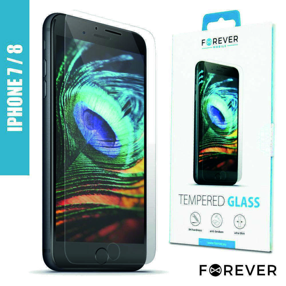 Película Vidro Temperado P/ iPhone 7 / 8 FOREVER - (TGIPHONE7/8)