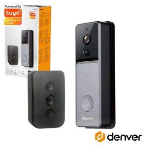 Vídeo Porteiro 1080p C/ WIFI Tuya DENVER - (VDB-216MK2)