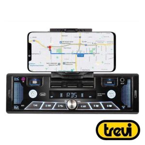 Auto-Rádio 40W Bluetooth/MP3/AUX/FM C/ Suporte p/ Smartphone - (SCD5602BT)