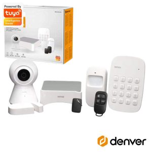 Sistema de Alarme Inteligente c/Camêra Wi-Fi Tuya DENVER - (SHA-150)