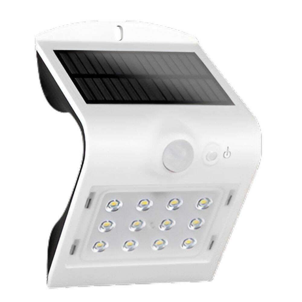 Aplique LED Solar 1.5W C/ Sensor Movimento PIR - (SOLARLIGHT-10(K))