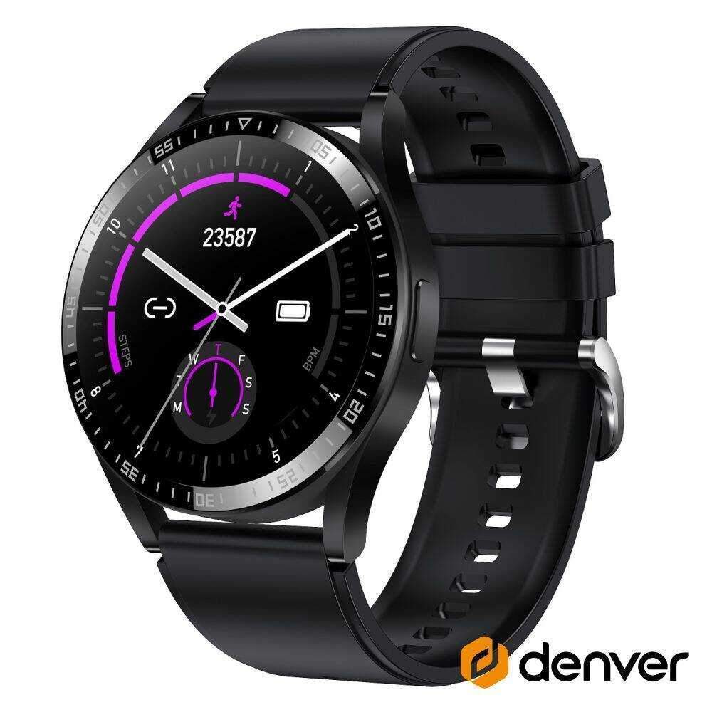 SmartWatch P/ Android iOS Preto DENVER - (SWC-372)