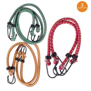 Conjunto De Elásticos De Segurança C/ Ganchos KINZO - (TOOL323)