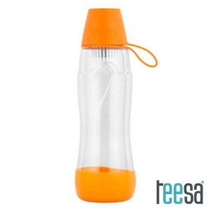 Garrafa C/ Filtro 550ml Laranja TEESA - (TSA0120-O)