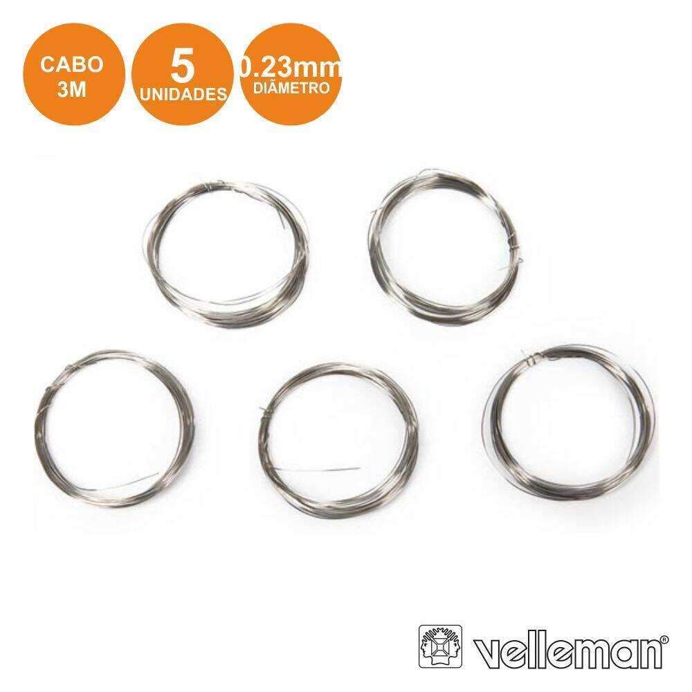 Cabos Sobressalente P/ Cortador De Fio Quente Vtfc2 5x - (VTFC2/SP1)