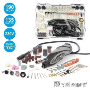 Berbequim De Precisão C/ 190 Acessórios 135W - (VTHD09)