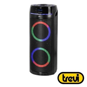 Coluna Amplificada 2x6.5" 110W USB/SD/AUX/BT LED TWS TREVI - (XF900CD)