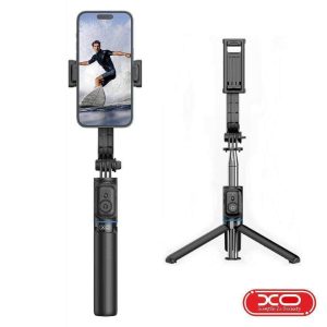 Vara Telescópica Monopod P/ Selfies C/ Função Tripé XO - (XO-SS13)