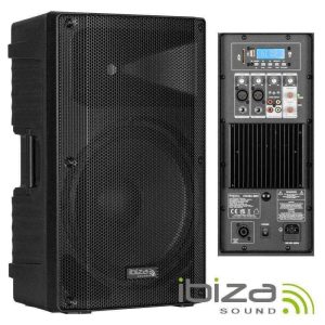 Coluna Bi-Amplificada 12" 500Wmáx BT/TWS IBIZA - (XTK12A-MKII)