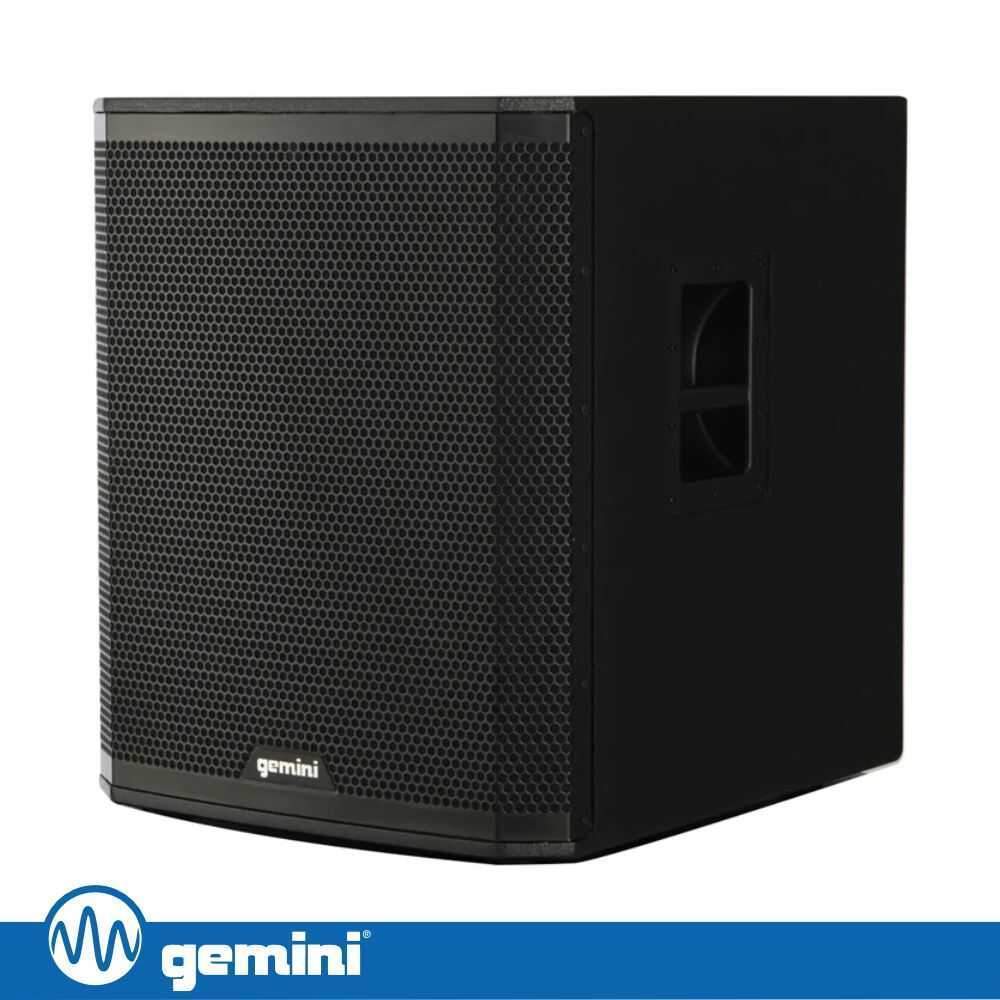 Subwoofer Amplificado Profissional 18" 2400W GEMINI - (ZRX-S18BT)