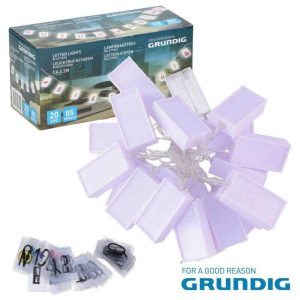 Caixa De Luz 20 LEDS 85 Letras 230cm Grundig - (12755)