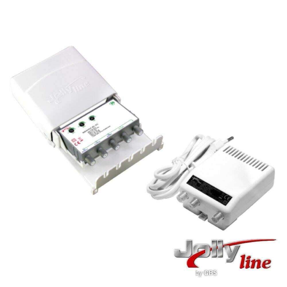 Amplificador de Antena 1 Entrada 4 Saídas C/ Filtro Lte 5G - (45498/5G)