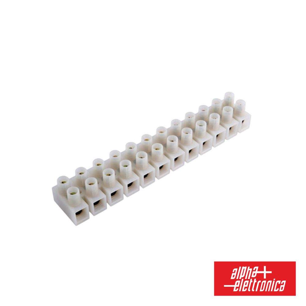 Barra De Junção 12 Cond 10A/24A Sec 0.5-2.5mm Branco - (542-08)