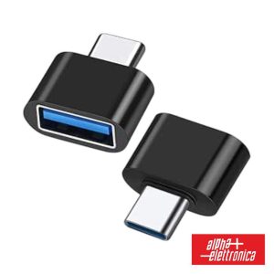Ficha Adaptadora USB-C Macho / USB-A Fêmea - (64-541)