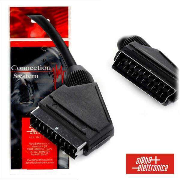 Cabo Scart Macho/Macho 21p 1.5m Polybag - (92-004B)