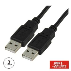 Cabo USB-A 2.0 Macho / USB-A Macho 3m - (95-600/3A)