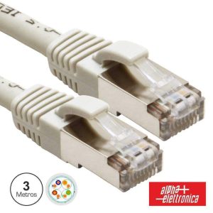 Cabo De Rede S/FTP CAT6 3m Cinzento - (95-709/03GB)