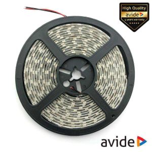 Fita 600 LEDS 2835 4000K 24V 24W/m 5m IP65 AVIDE - (ABLS24-120NW65-24W)