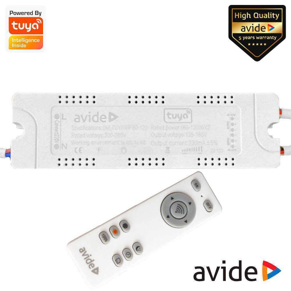 Controlador P/ Iluminação C/ Comando 2.4G 80-120W Tuya AVIDE - (ADO3S-80120-TUYA)