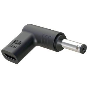 Ficha Adaptadora USB-C Fêmea / Ficha DC 1.7x4.75mm Macho - (ADPUSBC/DC17-475)