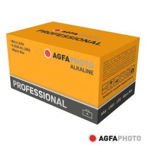 Pilha Alcalina AAA 1.5V 40x Industrial AGFAPHOTO - (APPAAAP40)
