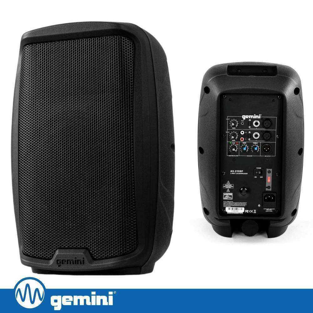 Coluna Amplificada 8" 500W GEMINI - (AS-2108P)