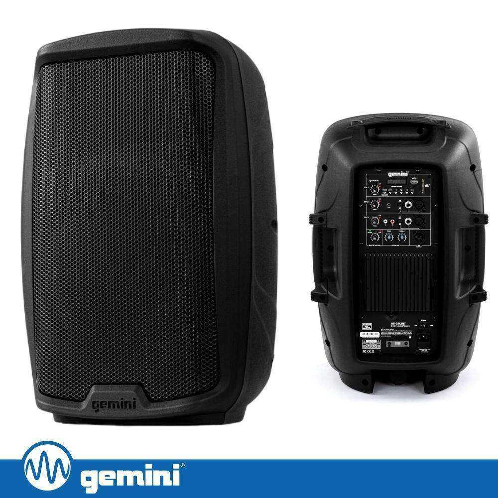 Coluna Amplificada 12" 1500W USB/SD/AUX/BT/TWS GEMINI - (AS-2112BT)
