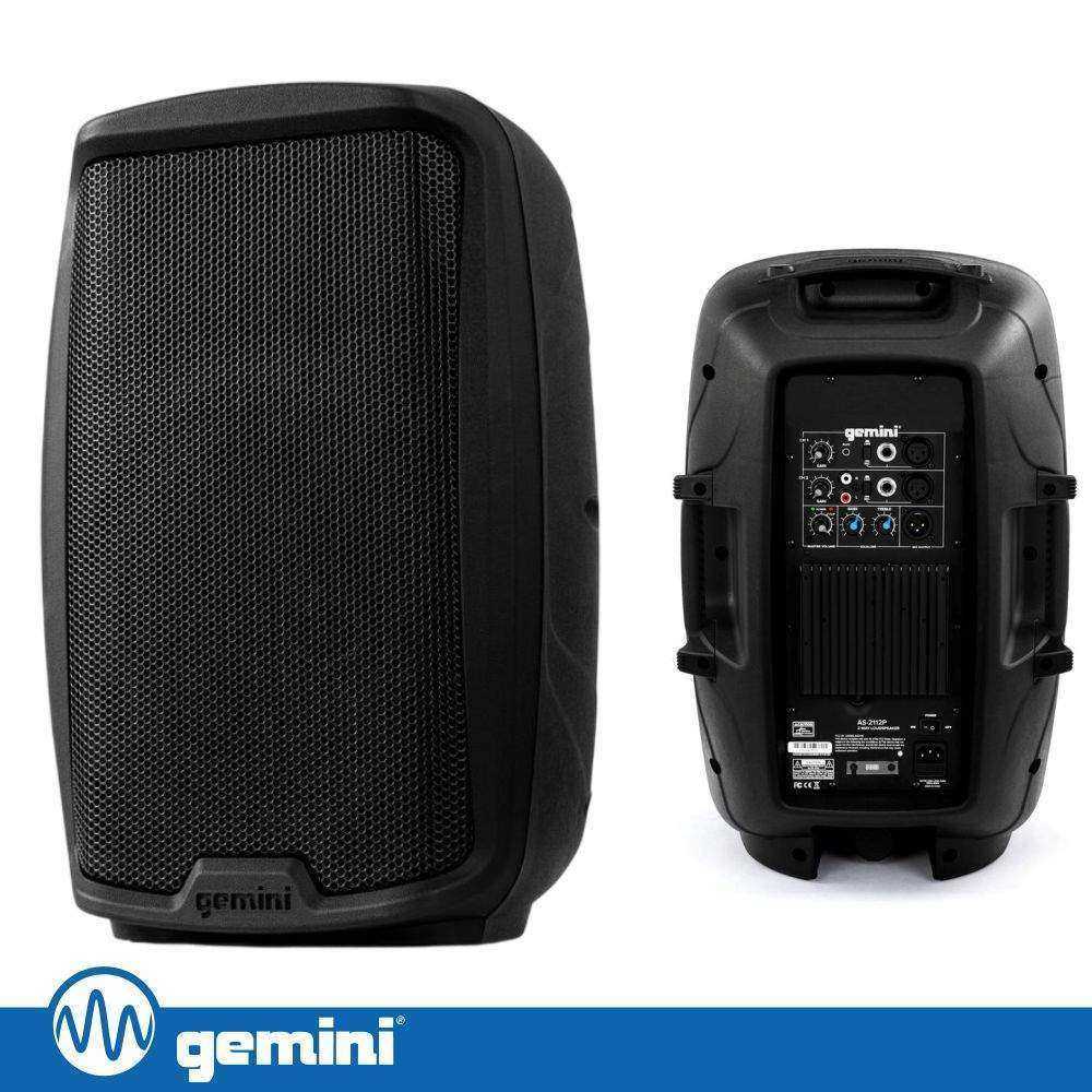 Coluna Amplificada 12" 1500W GEMINI - (AS-2112P)