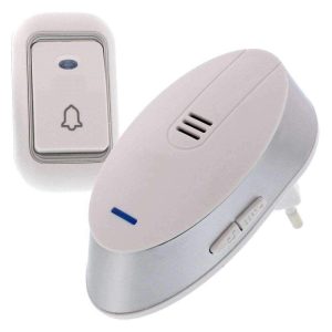 Campainha S/ Fios C/ 1 Receptor 230V 120M - (BLUEBELL010)