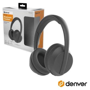 Auscultadores Bluetooth Microfone Preto DENVER - (BTH-235B)