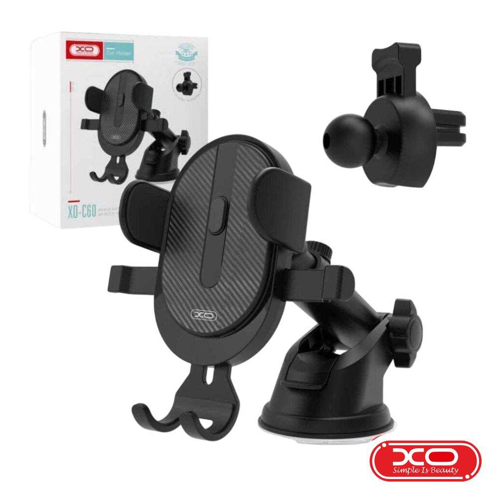 Suporte Telemóvel Universal P/ Carro C/ 2 Fixadores XO - (C60)