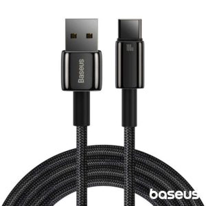 Cabo USB-A Macho / USB-C Macho 100W Tungsten 2m BASEUS - (CAWJ000101)