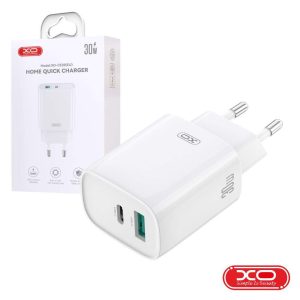 Alimentador Comutado 1xUSB-C/1xUSB-A PD 30W GaN XO - (CE30)