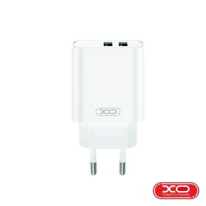 Alimentador 2x USB-A 2.4A Branco XO - (CE34-WH)