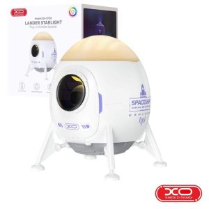 Projetor LED Em Forma de Nave C/ Astronauta RGB 10W XO - (CF38)