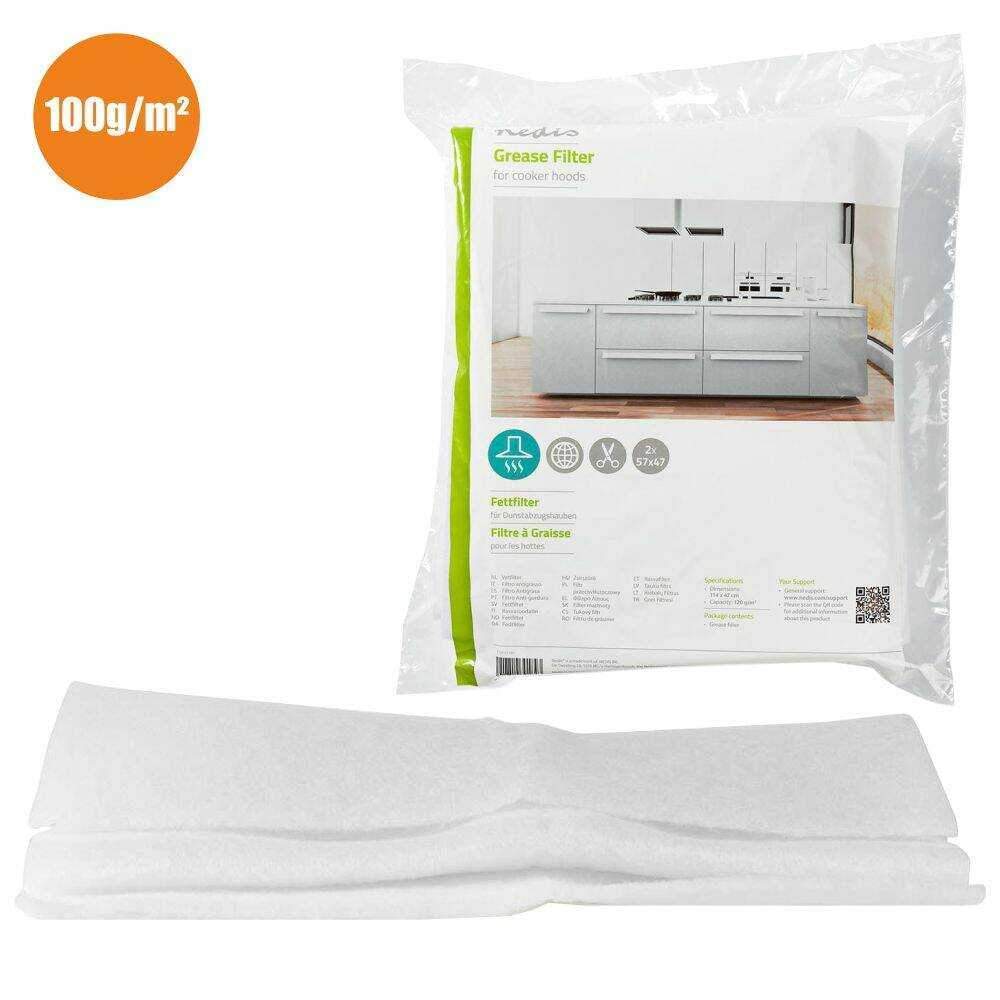Filtro 2x 57x47 P/ Exaustor Nedis - (CHFI111MI)