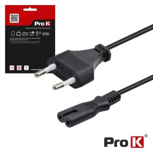 Cabo Alimentação AC Plano / Tipo 8 IEC C7 3m PROK - (CIEC7/3B)